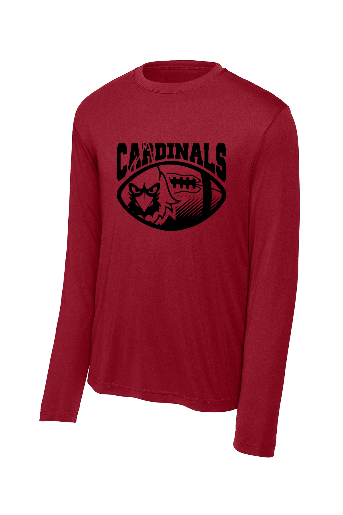 Cardinals Football Long Sleeve Tee